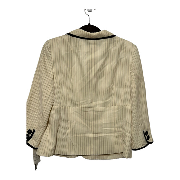Nine West Women's Jacket and Skirt Suit black and cream NWT size Medium - Picture 5 of 13